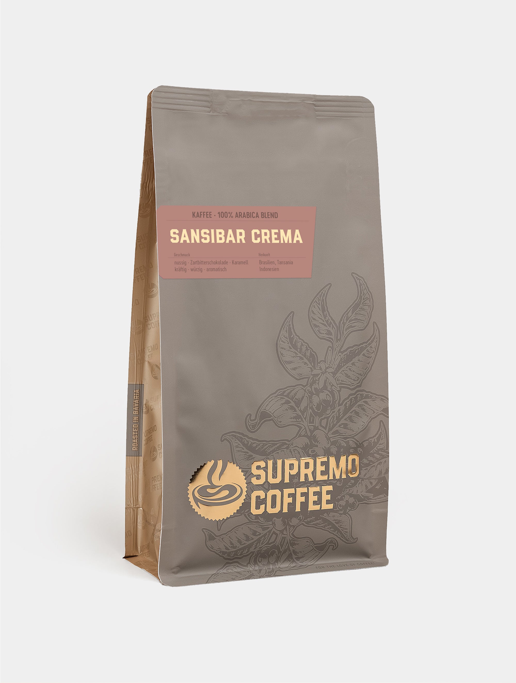 Sansibar Crema, 100% Arabica Blend | supremo.mom